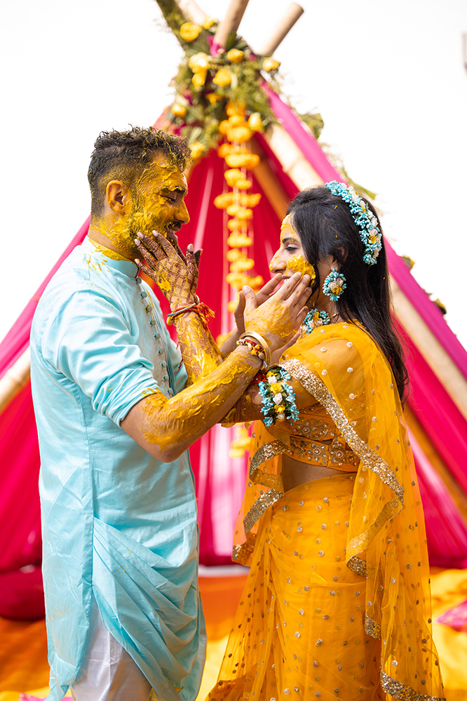 Indian-Wedding-Photography-Destination-Wedding-India-The Fern Hotels & Resorts-Haldi 7