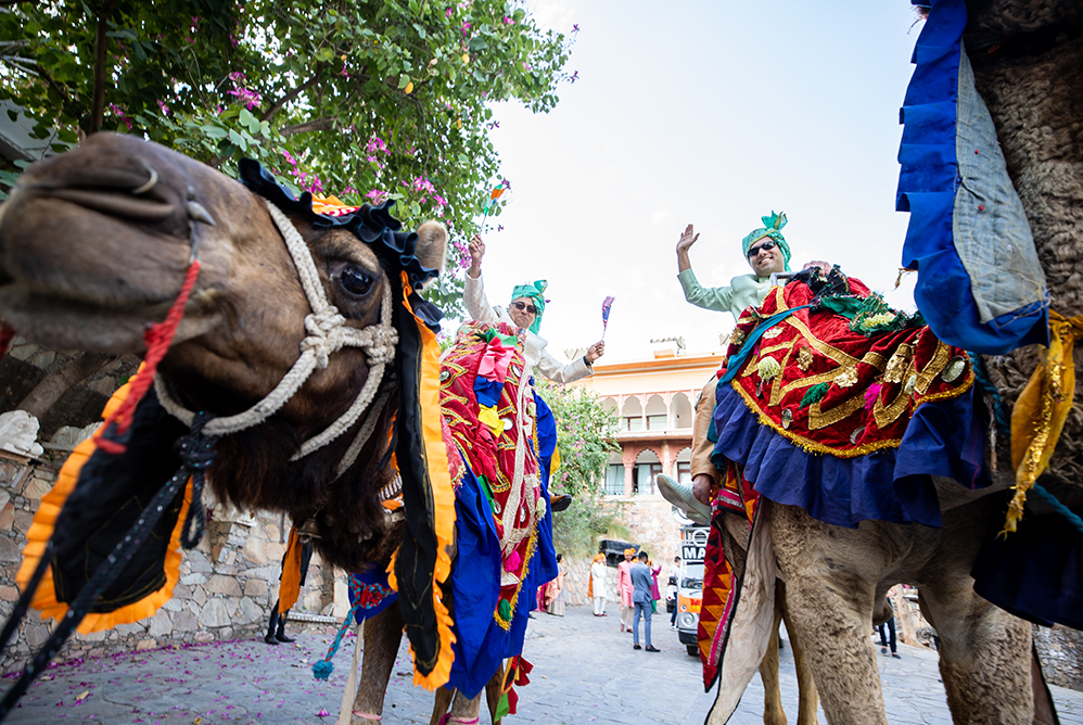 Indian-Wedding-Photography-Destination-Wedding-Udaipur-India-Fateh Garh Heritage Resort-Baraat 1