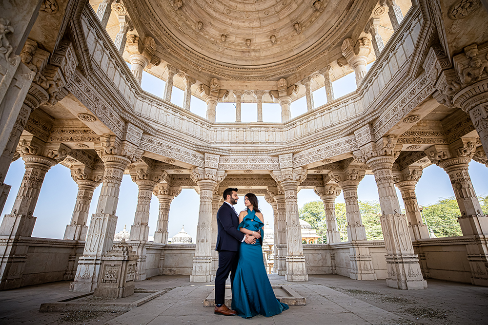 Indian-Wedding-Photography-Destination-Wedding-Udaipur-India-Fateh Garh Heritage Resort-Couples Portrait 1