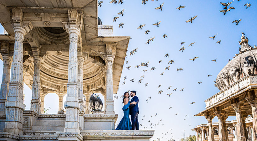 Indian-Wedding-Photography-Destination-Wedding-Udaipur-India-Fateh Garh Heritage Resort-Couples Portrait 2