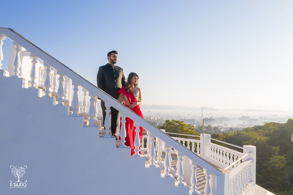 Indian-Wedding-Photography-Destination-Wedding-Udaipur-India-Fateh Garh Heritage Resort-Couples Portrait 6