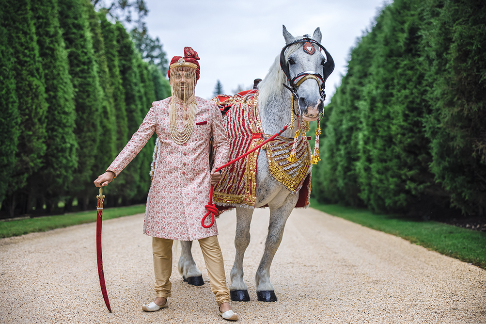 Indian-Wedding-Photography-Destination-Wedding-Huntington New York-Oheka Castle-Baraat 2