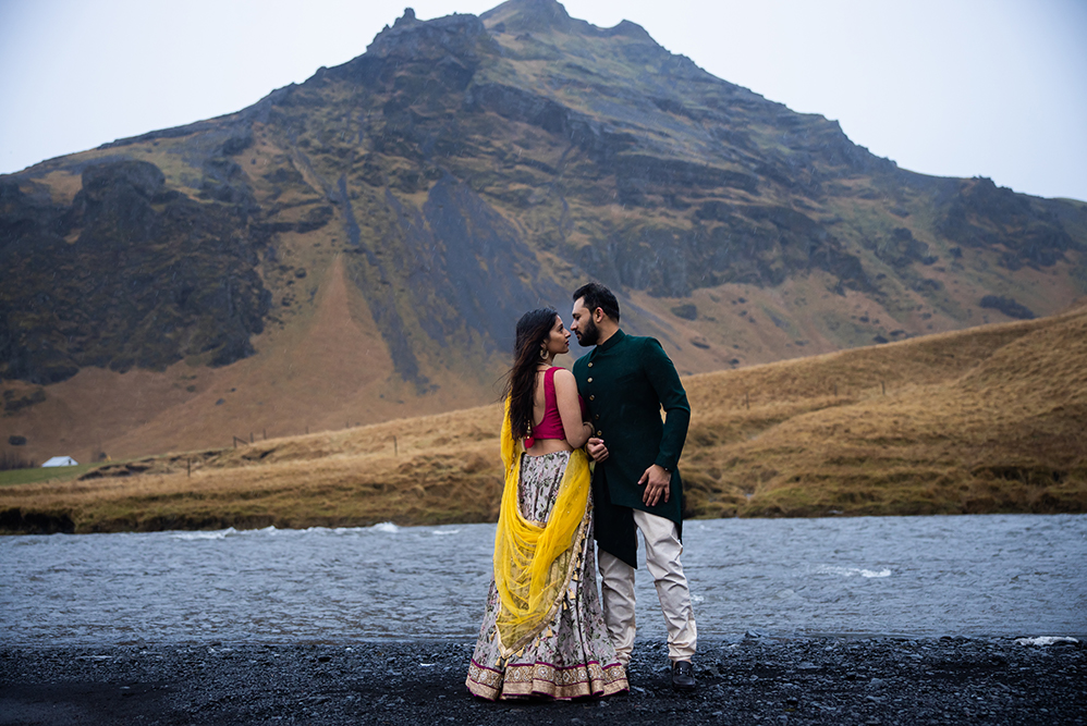 Indian-Wedding-Photography-Destination-Wedding-Iceland-Reynisfjara Beach-Engagement 11