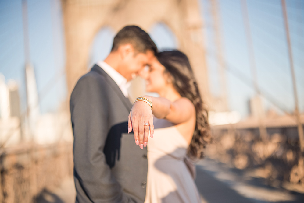 Indian-Wedding-Photography-Destination-Wedding-New York-Brooklyn Bridge-Engagement 2