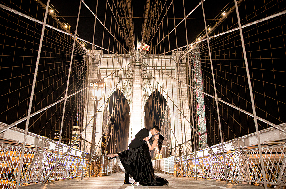 Indian-Wedding-Photography-Destination-Wedding-New York-Brooklyn Bridge-Engagement 7
