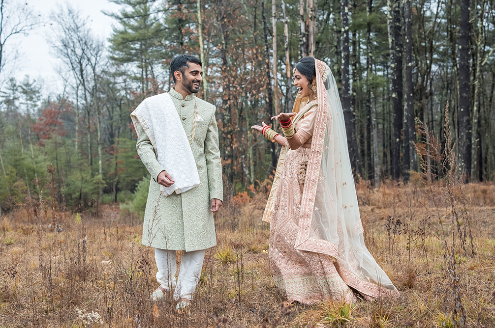 Indian-Wedding-Photography-Destination-Wedding-United States-Groton-Massachusetts-First Look 1