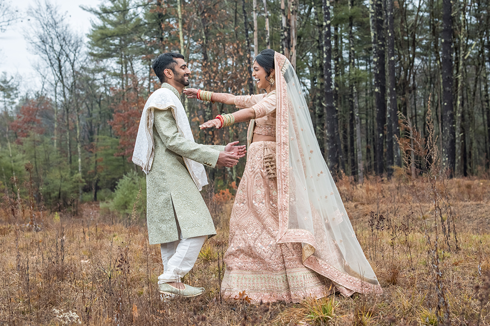 Indian-Wedding-Photography-Destination-Wedding-United States-Groton-Massachusetts-First Look 2