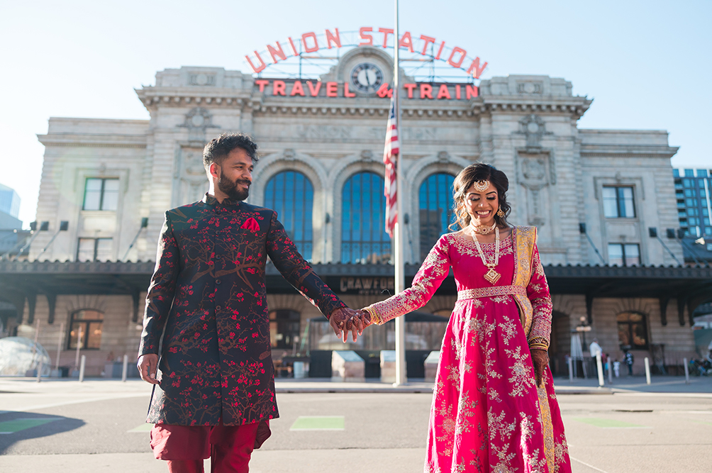 Indian Wedding-Boston-Couples Portrait-Grand Hyatt Denver Downtown Wedding 2