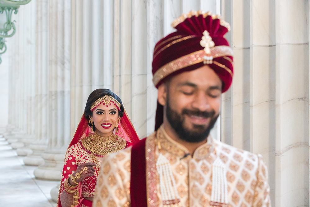 Indian Wedding-Boston-First Look-Grand Hyatt Denver Downtown Wedding
