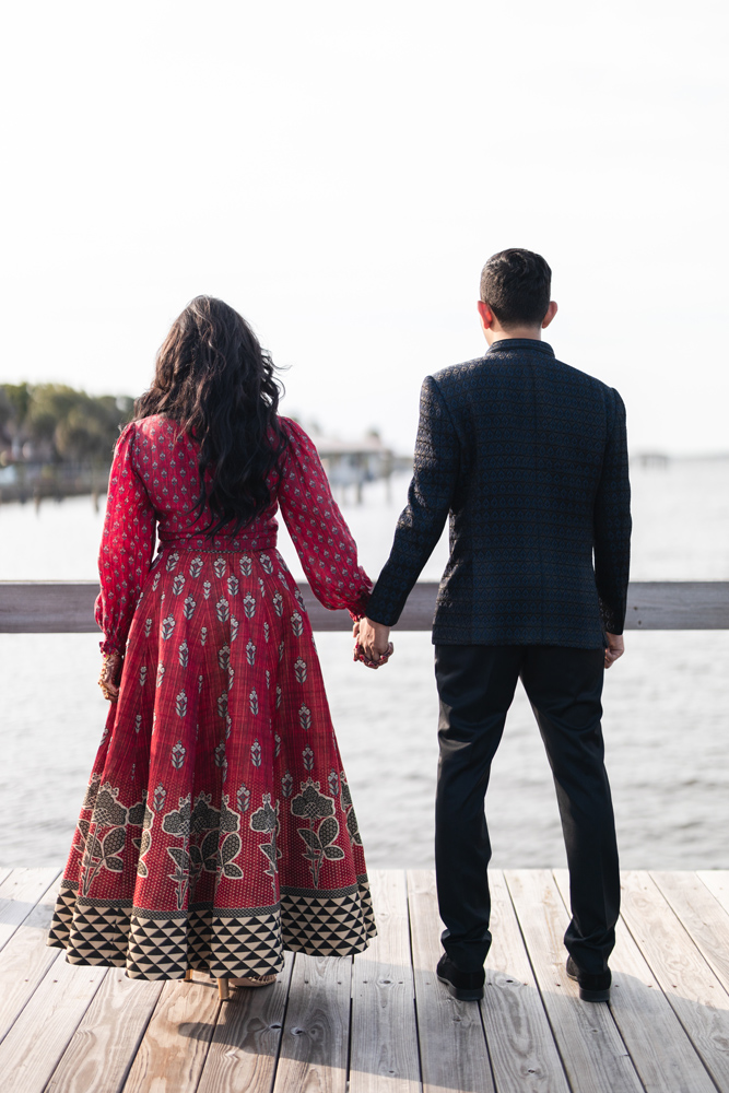 Indian wedding-Couple's Portrait-Hilton Daytona Beach Oceanfront Resort 10