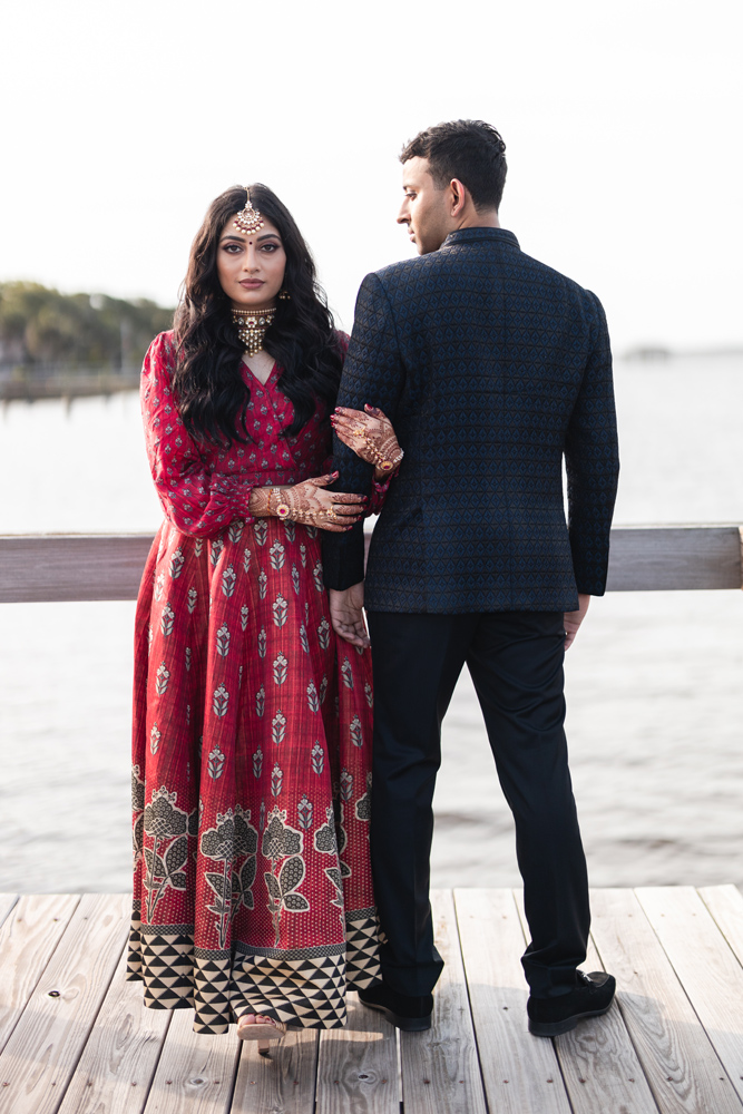 Indian wedding-Couple's Portrait-Hilton Daytona Beach Oceanfront Resort 14