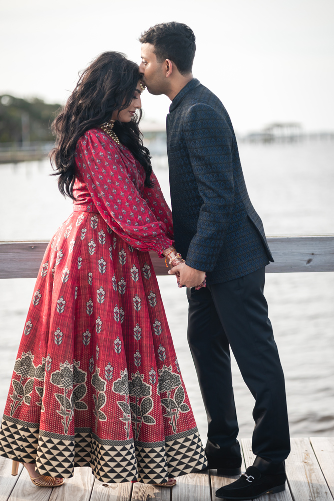 Indian wedding-Couple's Portrait-Hilton Daytona Beach Oceanfront Resort 9