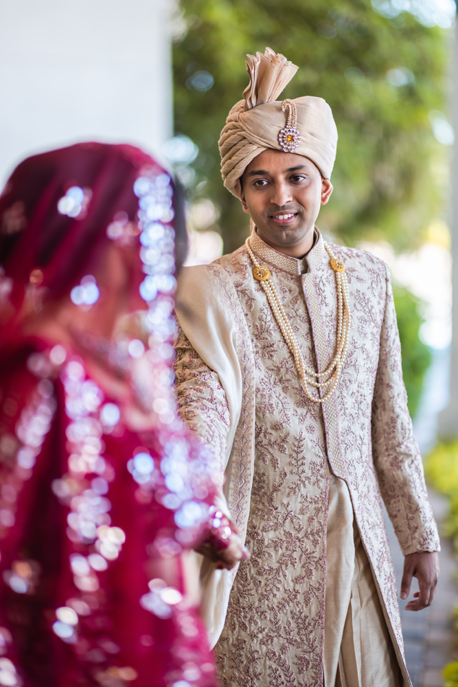 Indian wedding-First Look-Hilton Daytona Beach Oceanfront Resort 5