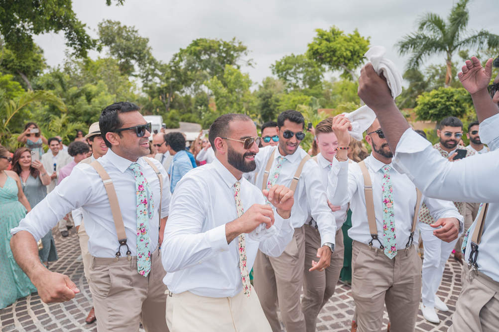 Indian Wedding-Baraat- Banyan Tree Mayakoba2