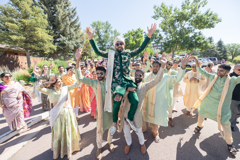 Indian Wedding-Baraat-Cheyenne Mountain Colorado Springs1