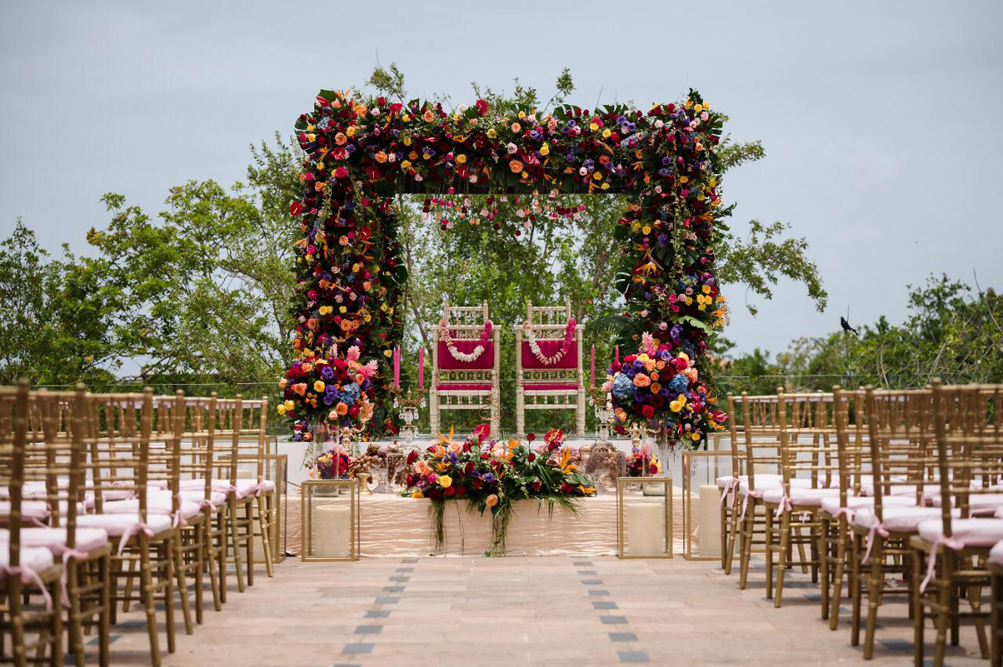 Indian Wedding-Ceremony- Banyan Tree Mayakoba1