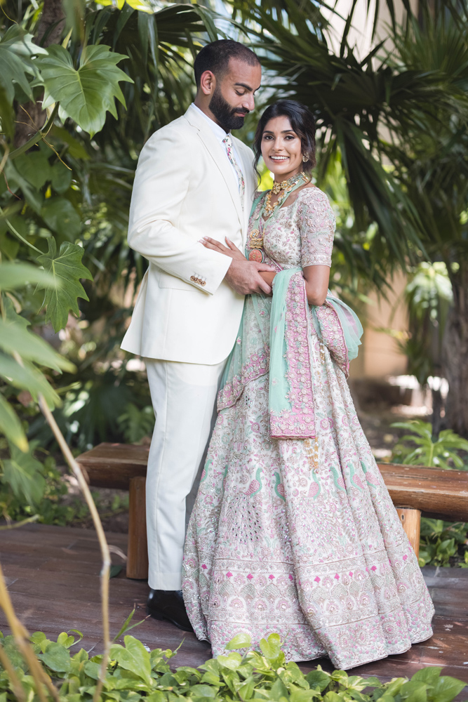 Indian Wedding-First Look- Banyan Tree Mayakoba10