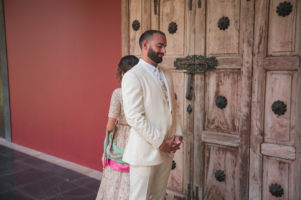 Indian Wedding-First Look- Banyan Tree Mayakoba7