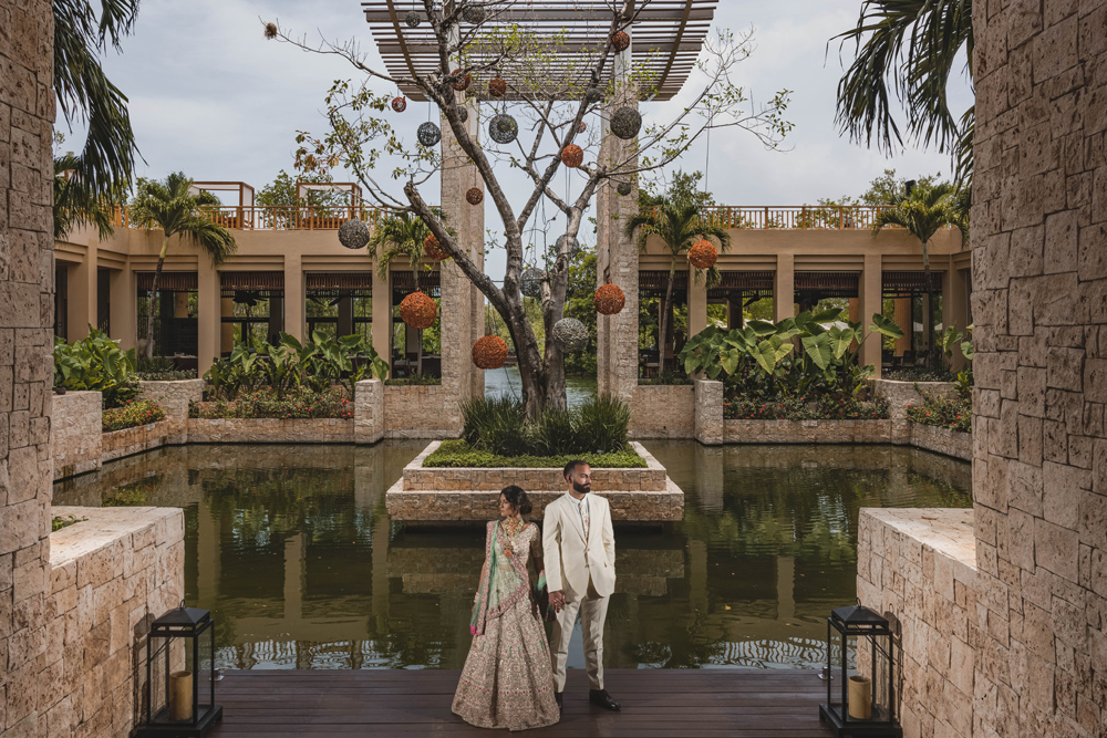 Indian Wedding-First Look- Banyan Tree Mayakoba8