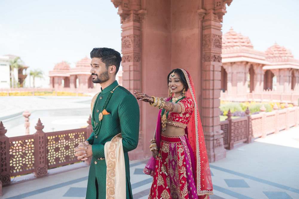 Indian Wedding-First Look-Fairfield Ranch Chino Hills5