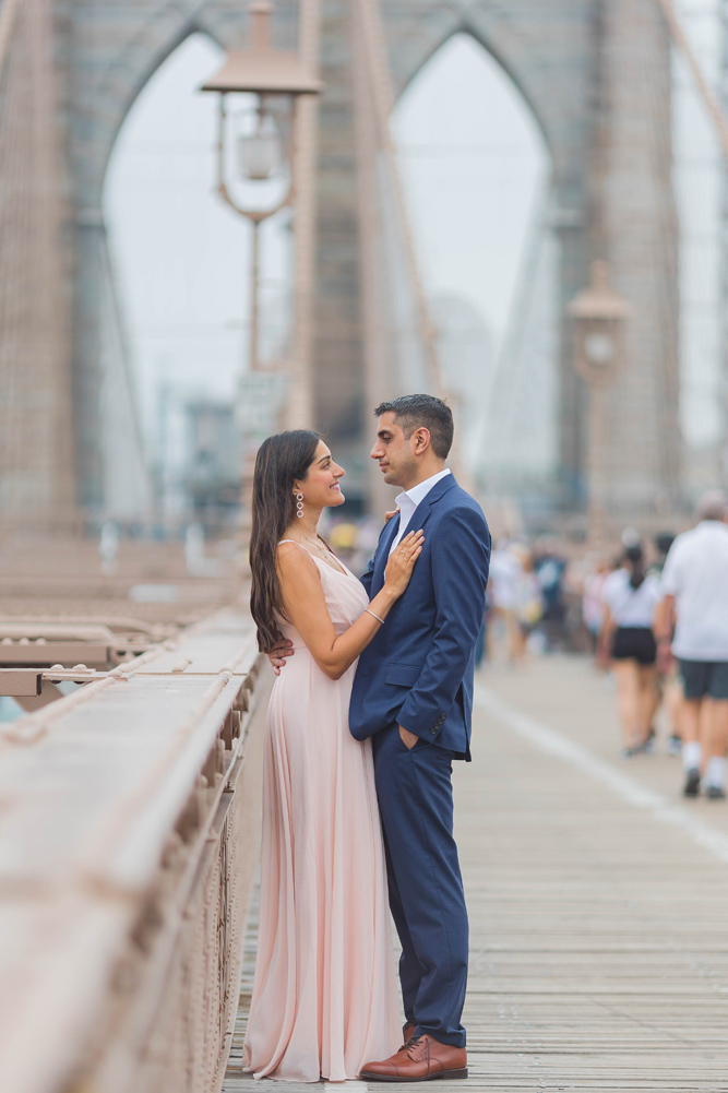 Indian Wedding-Couple Session-Brooklyn Bridge, Manhattan 1