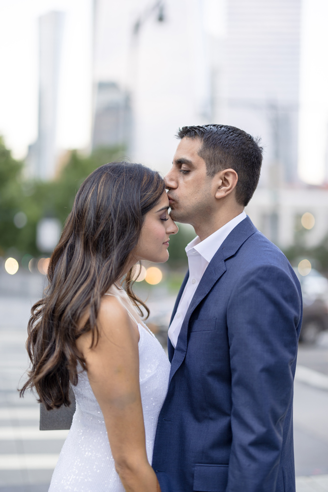 Indian Wedding-Couple's Portrait-Tribeca Rooftop 1