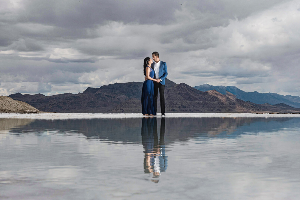 Indian Wedding-Engagement Shoot-Bonneville Salt Flats Speedway 11