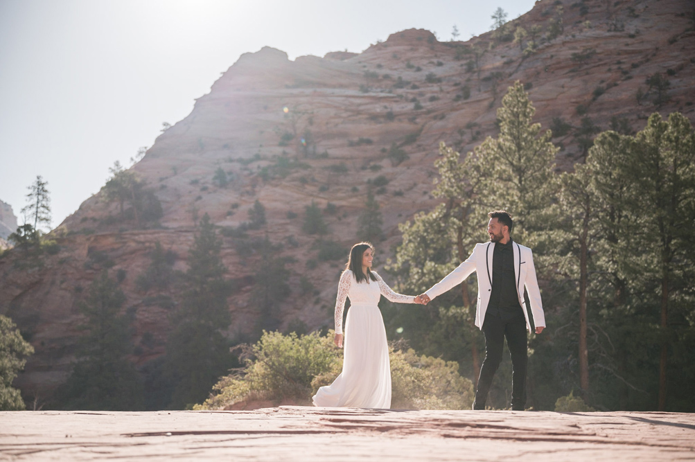 Indian Wedding-Engagement Shoot-Zion National Park 2