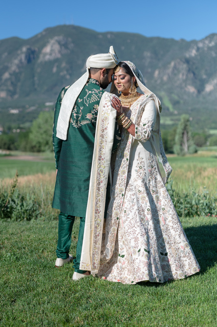Indian Wedding-First Look-Cheyenne Mountain Colorado Springs6