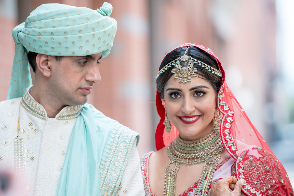 Indian Wedding-First Look-Tribeca Rooftop 1