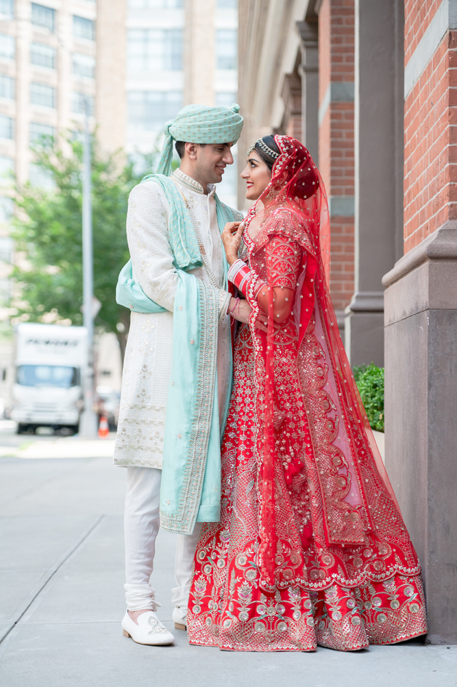 Indian Wedding-First Look-Tribeca Rooftop 2