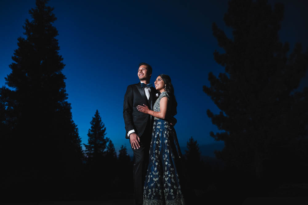 Indian Wedding-Couple's Portrait-The Ritz-Carlton Lake Tahoe 1