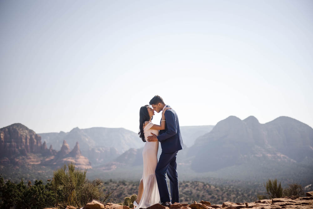 Indian Wedding-Engagement Shoot-Cathedral Rock, Sedona 2
