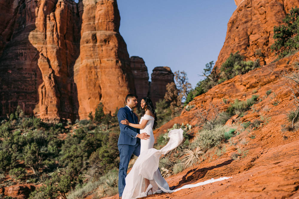 Indian Wedding-Engagement Shoot-Cathedral Rock, Sedona 3