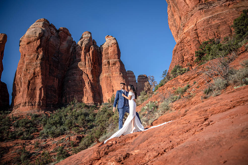 Indian Wedding-Engagement Shoot-Cathedral Rock, Sedona 8
