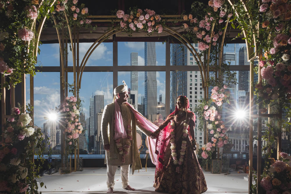 Indian Wedding-Couple's Portrait-Mandarin Oriental, New York 5