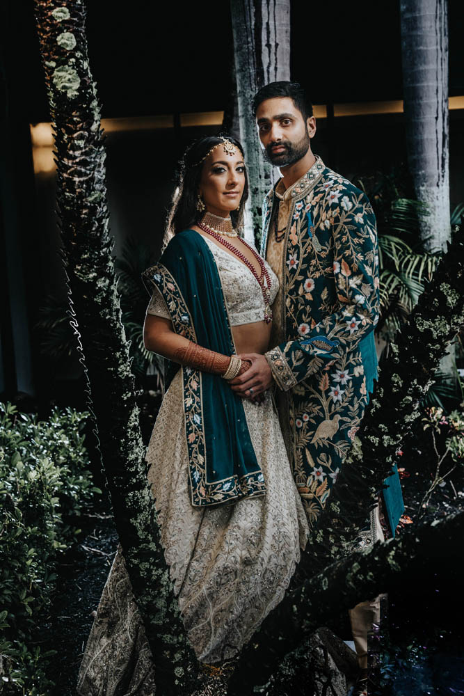 Indian Wedding-Couple's Portrait-PGA National Resort 5