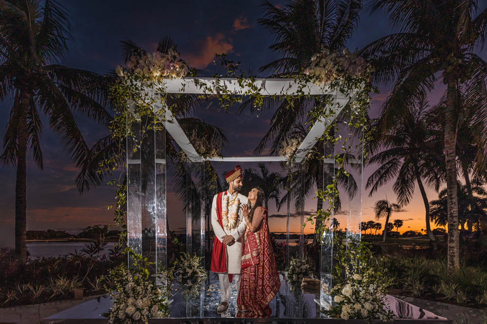 Indian Wedding-Couple's Portrait-PGA National Resort 9