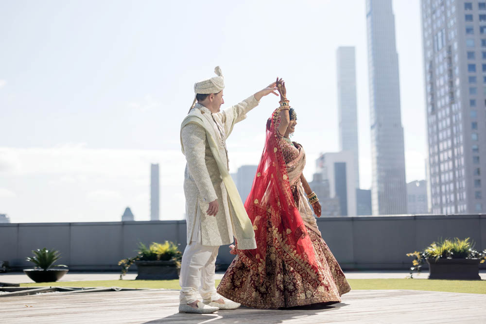 Indian Wedding-First Look-Mandarin Oriental, New York 12