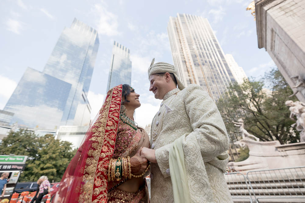 Indian Wedding-First Look-Mandarin Oriental, New York 7