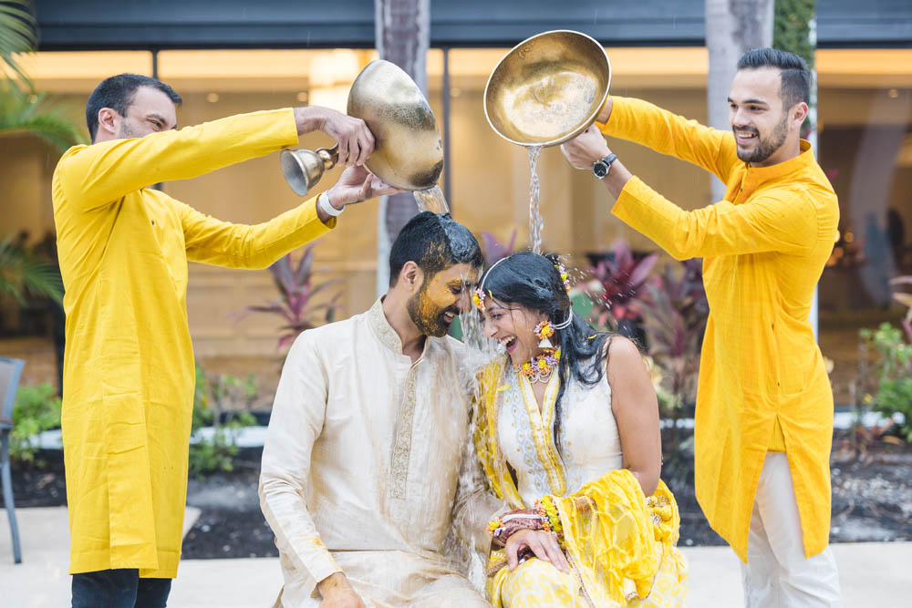 Indian Wedding-Haldi-PGA National Resort 2