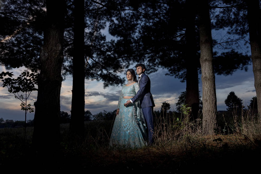 Indian Wedding-Couple's Portrait-The Meridian Banquet and Events Hall 4