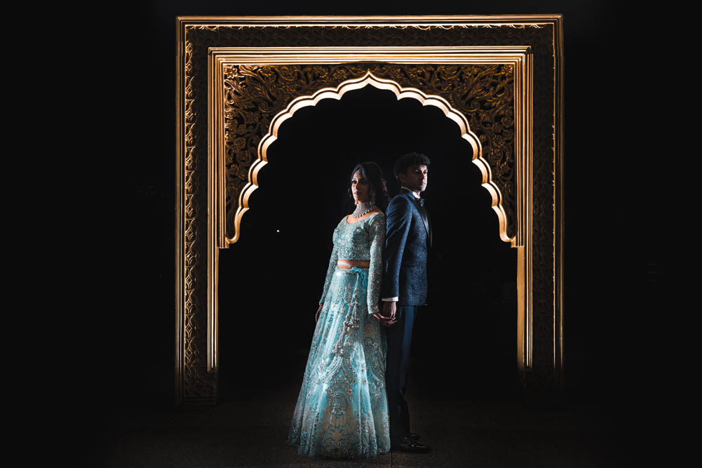Indian Wedding-Couple's Portrait-The Meridian Banquet and Events Hall 8