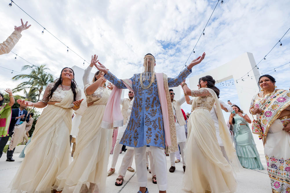Indian Wedding-Baraat-Grand Velas Riviera Maya 1