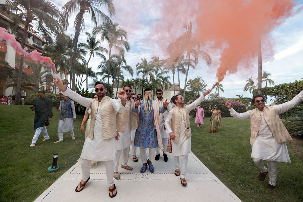 Indian Wedding-Baraat-Grand Velas Riviera Maya 2