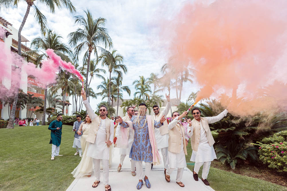 Indian Wedding-Baraat-Grand Velas Riviera Maya 3