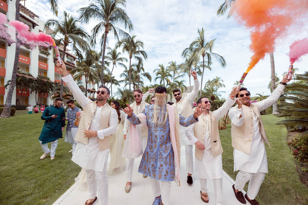 Indian Wedding-Baraat-Grand Velas Riviera Maya 4