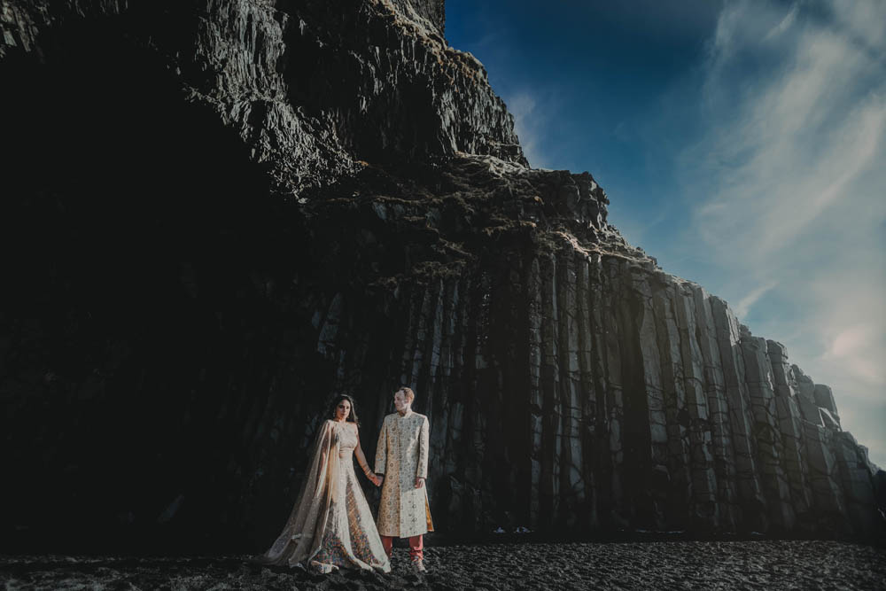 Indian Wedding-Engagement Shoot-Reynisfjara Beach 1