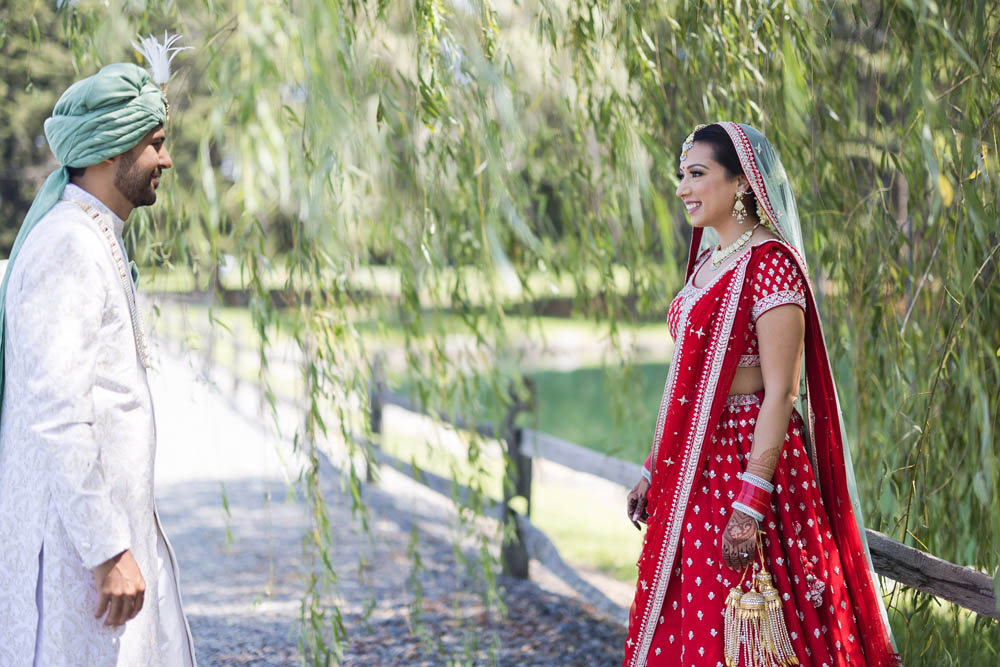 Indian Wedding-First Look-Windows on the Water at Frogbridge5