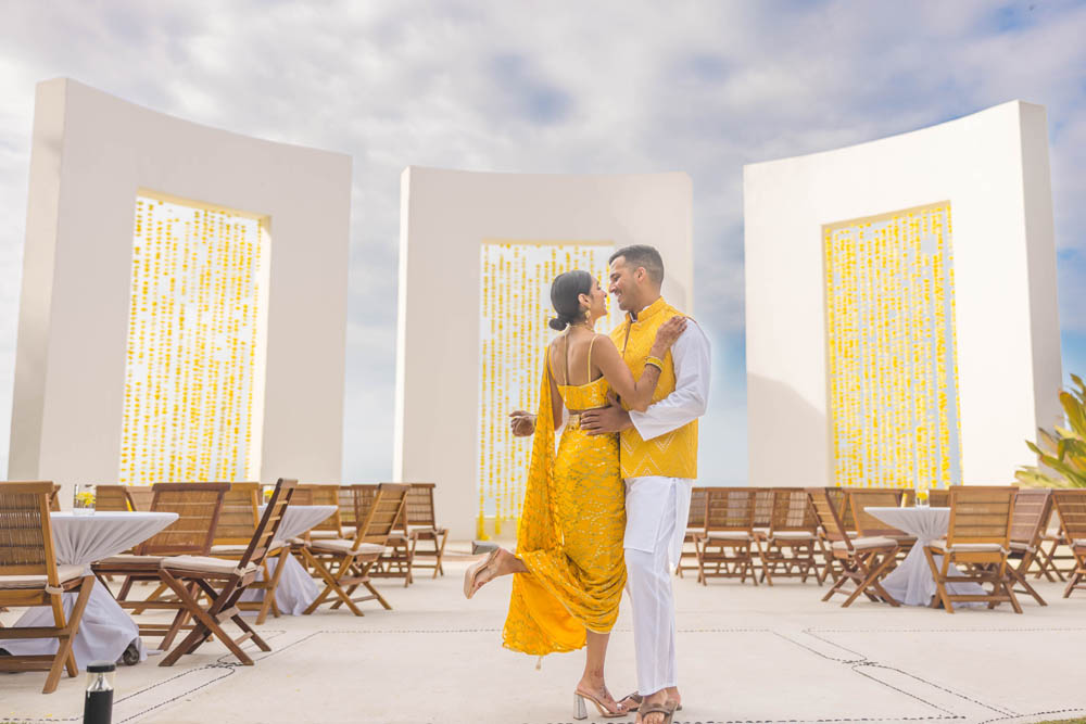 Indian Wedding-Haldi-Grand Velas Riviera Maya 1